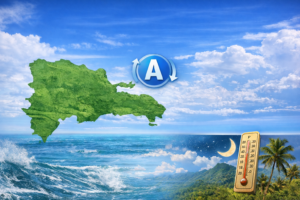 Alta presión limita las lluvias y mantiene tiempo estable en gran parte del país en el natalicio de Duarte