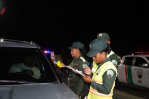 Digesett detecta 39 conductores ebrios en operativo preventivo en Ocoa y Azua