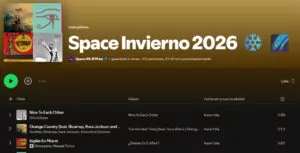 Space 89.3 FM lanza “Space Invierno 2026”, su nueva playlist de temporada