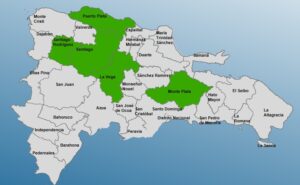 COE aumenta a cinco las provincias en alerta verde por incidencia de vaguada