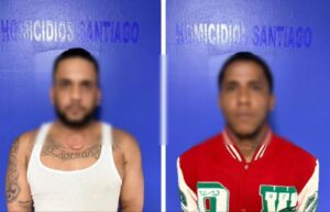 Policía Nacional apresa a dos imputados por homicidio en Santiago Oeste