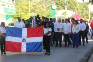 Bahoruco honra a Juan Pablo Duarte con acto patriótico y misa Te Deum en su 213 aniversario