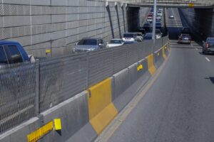 Repararán barandas en pasos a desnivel de la 27 de Febrero desde este jueves