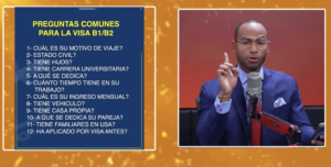 Gregorio Martínez explica las preguntas más comunes en la entrevista para la visa B1/B2