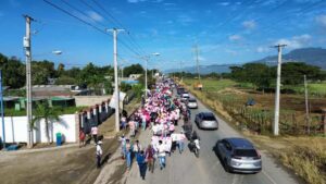 Marcha en Navarrete reclama avances en el caso de la niña Brianna Genao
