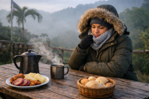 Están de moda los abrigos: sistema frontal sigue provocando lluvias dispersas y temperaturas frías