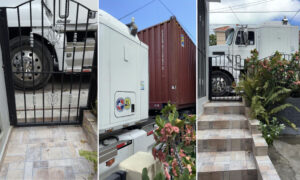 Residentes de Los Ortega en Puerto Plata denuncian amenazas por obstrucción de acceso por furgones