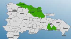 COE coloca seis provincias en alerta verde por vaguada