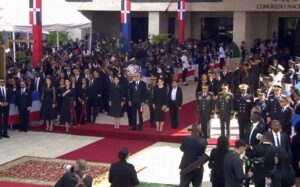 Abinader llega al Congreso para su sexta rendición de cuentas