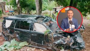 Periodista de RCC Media Delvis Santos resulta herido en accidente de tránsito en Samaná
