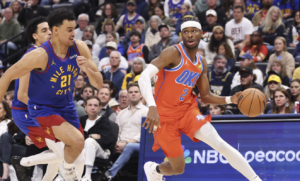 SGA encesta 34 puntos y 13 asistencias y se impone ante Jokic en un duelo de MVP’s