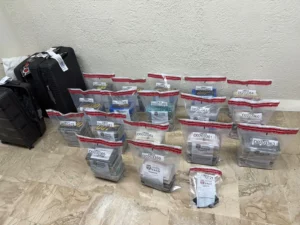 Punta Cana: incautan tres maletas con 83 paquetes de posible cocaína