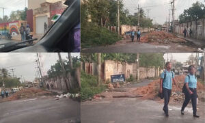 Hoyo pone en riesgo a estudiantes en Invivienda