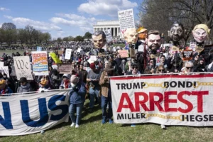 Protestas “No Kings” se expanden en EE. UU. con más de 3,300 concentraciones contra Trump