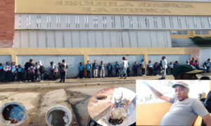 Niño cae en cloaca sin tapa cerca de escuela en Boca Chica; Vigilante logra recatarlo