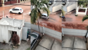 Residentes de Reparto Los Tres Ojos denuncian calles intransitables y falta de agua tras trabajos en tubería