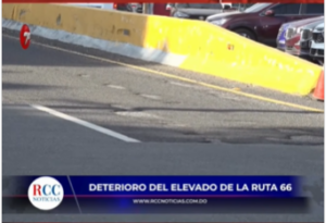 Mal estado del elevado de la Ruta 66 preocupa a residentes de La Caleta
