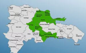 Ampliación de alerta verde por vaguada en varias provincias de la RD