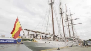 Buque Sebastián de Elcano llega a Santo Domingo en su XCVIII Crucero de Instrucción