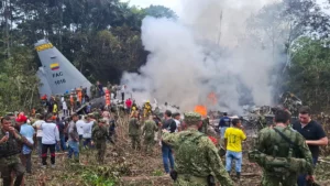 Tragedia aérea en Colombia: 66 muertos y 57 heridos tras accidente de avión militar