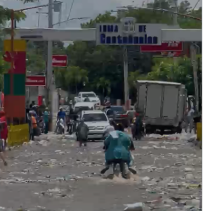 Desbordamiento del Yaque del Norte inunda Castañuelas y mantiene alerta