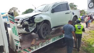 Padre e hija de 10 años resultan heridos en accidente en carretera Hato Mayor–San Pedro
