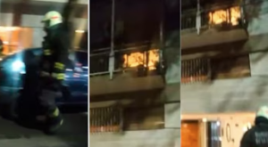 Incendio en Belgrano deja una persona fallecida en un departamento