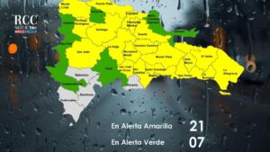 COE mantiene 28 provincias en alerta; prevé aguaceros fuertes en gran parte del país