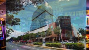 Suspenden tránsito en la Núñez de Cáceres por fuga de gas en Downtown Center