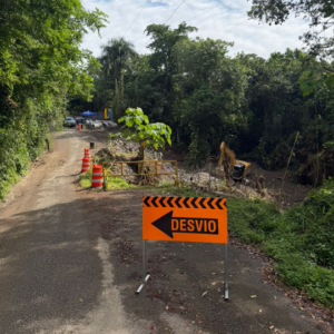 Obras Públicas interviene derrumbe en La Isabel, Pedro Brand tras lluvias