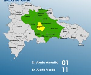 COE amplía alerta por vaguada; 12 provincias bajo aviso