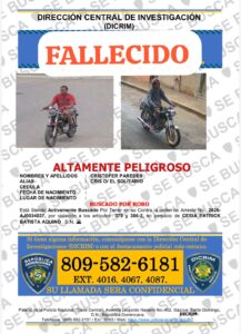 Fallece “Cris El Solitario” en medio de un allanamiento por Dicrim en Santiago