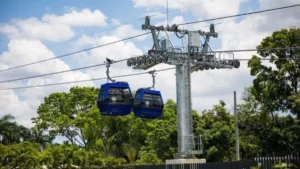 Reanudan servicio del Teleférico de Santo Domingo tras suspensión por lluvias