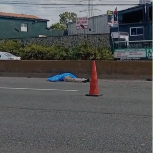 Una persona muere tras ser atropellada en la autopista Duarte