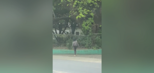 Hombre armado deambula y desata temor en plena vía pública en SPM