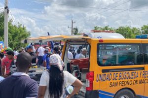 Reportan múltiples heridos en accidente en carretera del Este