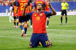 España golea a Arabia Saudí con estreno goleador de Lamine Yamal en el Mundial