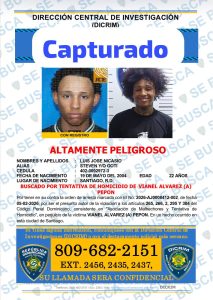 PN captura a “Goti” buscado por tentativa de homicidio en Santiago
