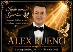 Velatorio de Alex Bueno será el lunes 29 en el Teatro Nacional