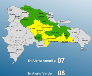 COE eleva a 15 las provincias bajo alerta por vaguada
