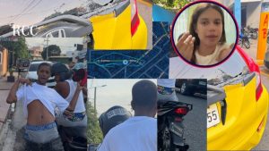 Chocaron su auto y le lanzaron un block: denuncian agresión de jóvenes a bordo de motocicleta en SDE