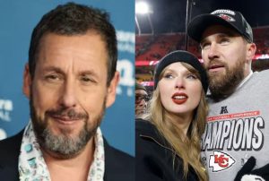 Adam Sandler oficia boda de Taylor Swift y Travis Kelce