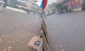 Residente de Alma Rosa Primera denuncia inundaciones en la calle José Cabrera con 12 A en SDE