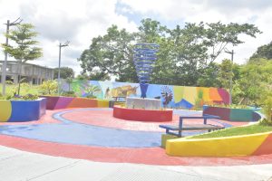 Junta Municipal de Angelina inaugura parque en El Remolino
