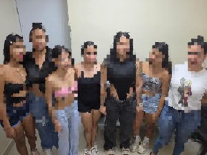 Policía Nacional rescata siete ciudadanas colombianas víctimas de presunta red de trata de personas en el DN
