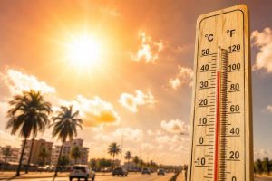 INDOMET pronostica calor intenso con lluvias aisladas en el interior del país